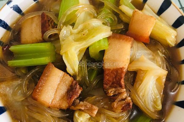 红烧肉烩菜的做法图解10