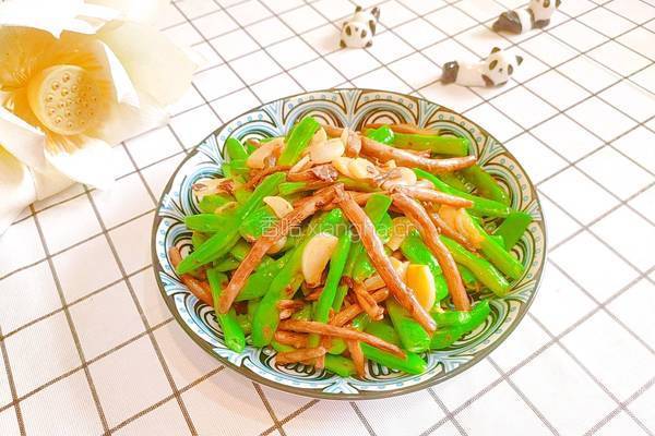 茶树菇炒四季豆的做法图解18