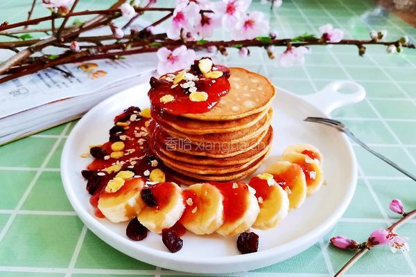 无油无糖全麦香蕉松饼的做法图解10