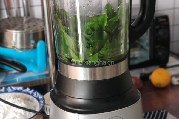 潮汕朴籽粿(潮汕版抹茶蛋糕)的做法图解3