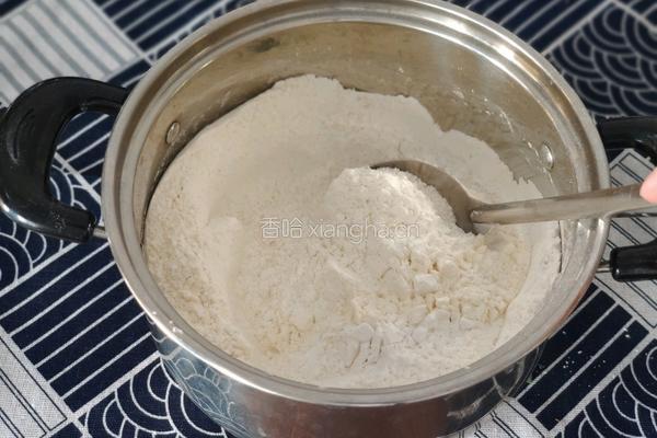 潮汕朴籽粿(潮汕版抹茶蛋糕)的做法图解5