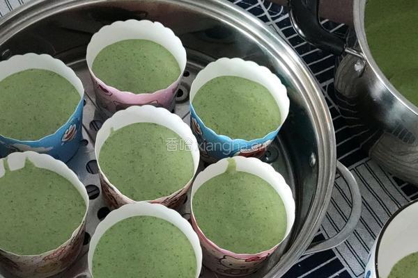 潮汕朴籽粿(潮汕版抹茶蛋糕)的做法图解10