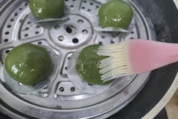 豆沙青团的做法图解8
