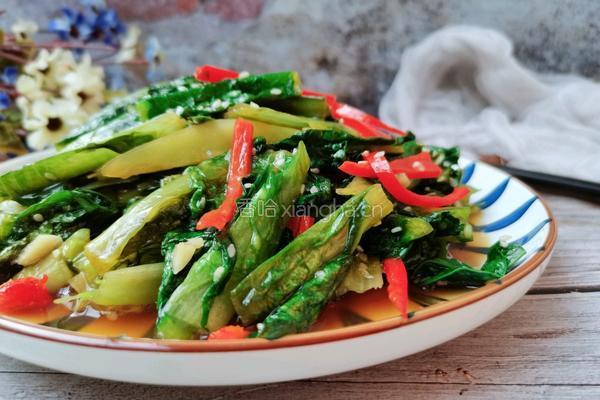 凉拌油麦菜的做法图解20