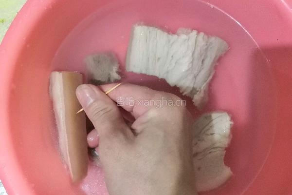 芋头扣肉的做法图解3