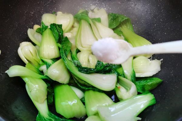 蒜香油菜的做法图解8