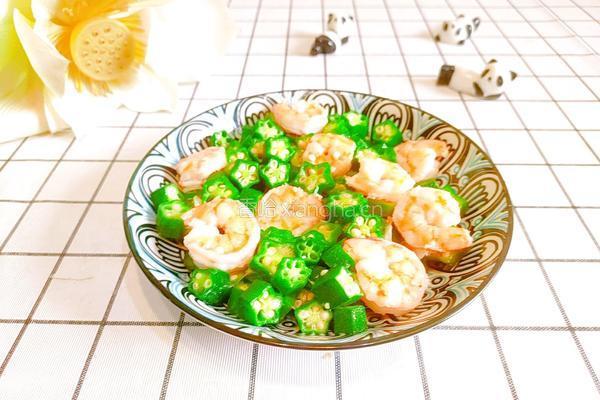 虾仁炒秋葵的做法图解17