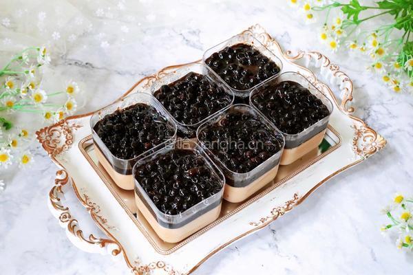 珍珠奶茶冻的做法图解14