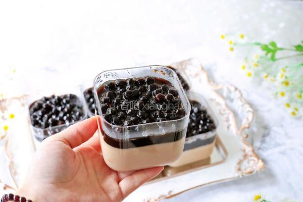 珍珠奶茶冻的做法图解16