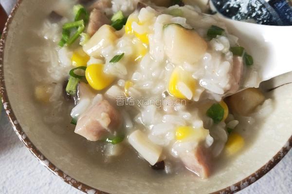 干贝时蔬粥的做法图解7