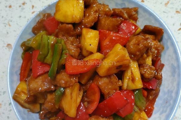 菠萝咕噜肉的做法图解3