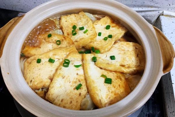 白菜豆腐煲的做法图解12