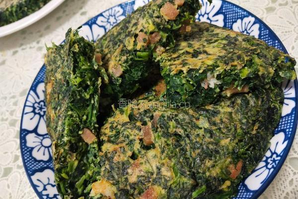 苜蓿鸡蛋饼的做法图解15