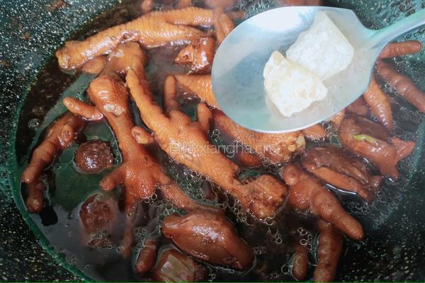 红烧鸭肫鸡爪的做法图解8