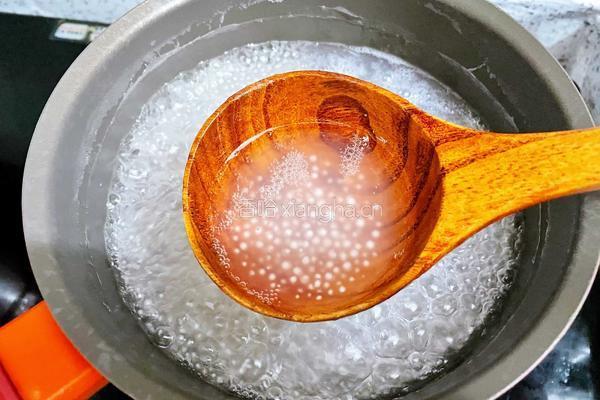 紫薯奶冻西米露的做法图解10