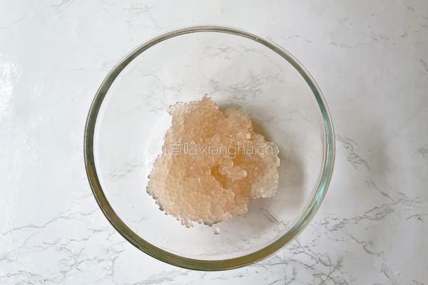 紫薯奶冻西米露的做法图解12