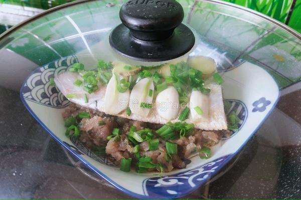 咸鳓鱼蒸肉末的做法图解8