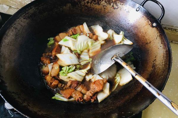 红烧肉烩菜的做法图解8