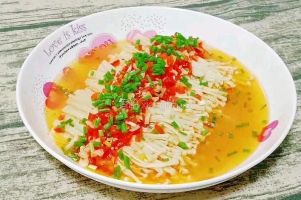 剁椒金针菇的做法图解12