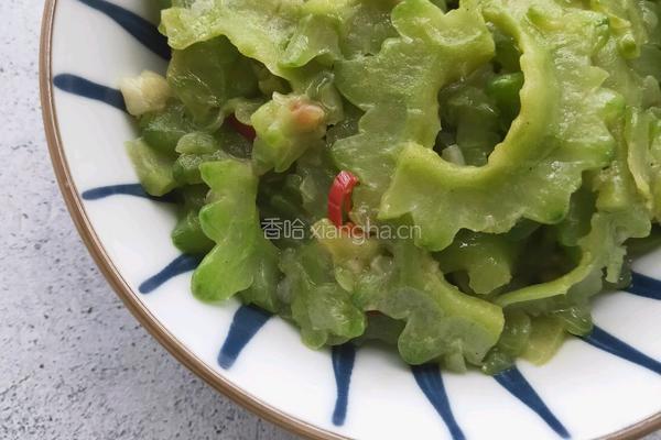 清炒苦瓜的做法图解7