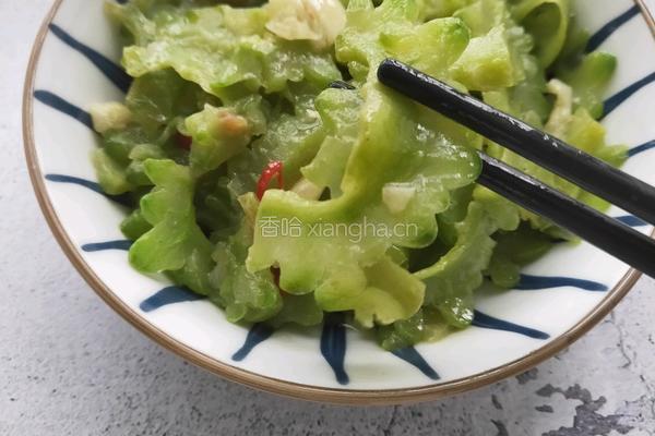 清炒苦瓜的做法图解6