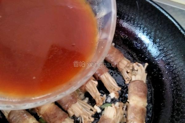 肥牛金针菇卷的做法图解8