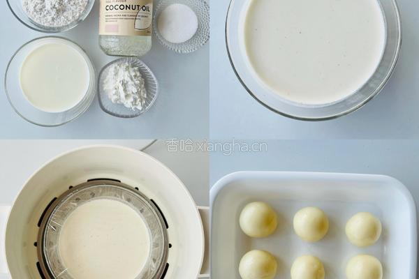 软糯拉丝的燕麦华夫饼的做法图解1