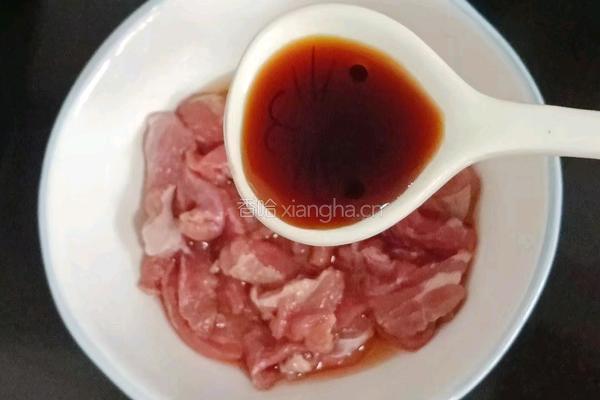 莲藕腐竹炒肉片的做法图解6