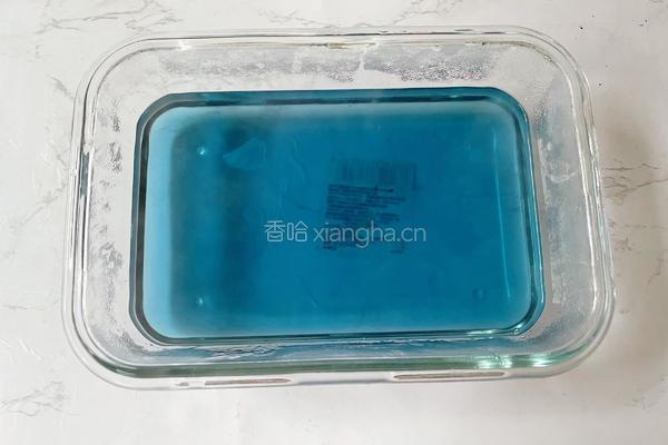 蝶豆花奶冻西米露的做法图解14
