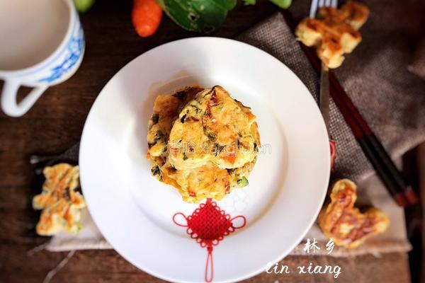 鸡肉蔬菜饼的做法图解9