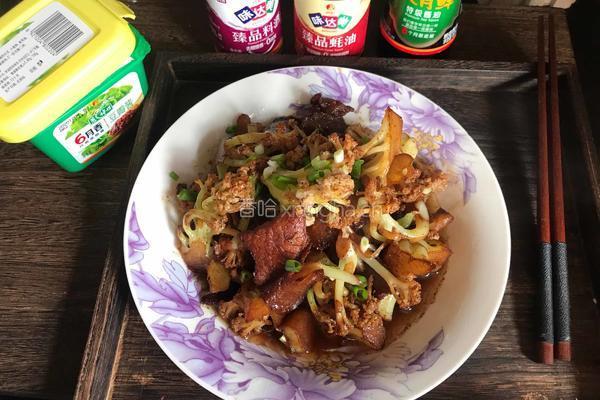 五花肉菜花的做法图解7