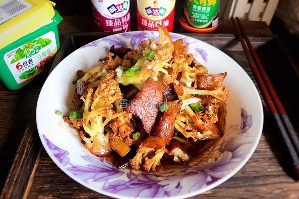 五花肉菜花的做法图解8
