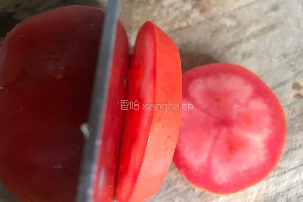 家常煎番茄的做法图解1
