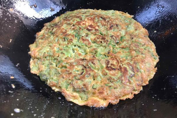 苦瓜鸡蛋摊饼的做法图解11