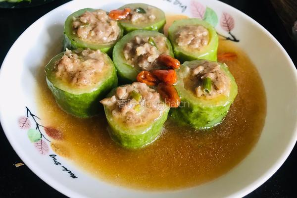 黄瓜酿肉的做法图解13