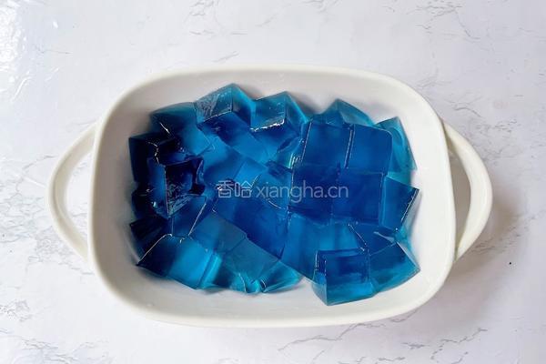 蝶豆花椰汁西米露的做法图解8
