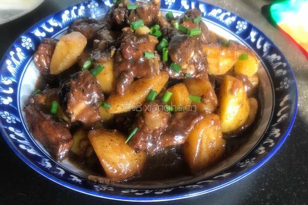 土豆烧鸭肉的做法图解11