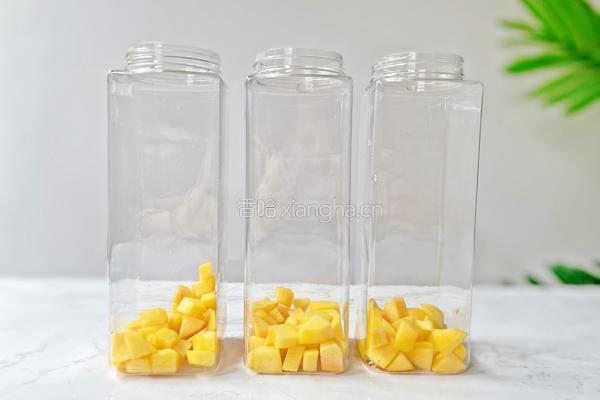 蜜桃冻椰汁西米露的做法图解9