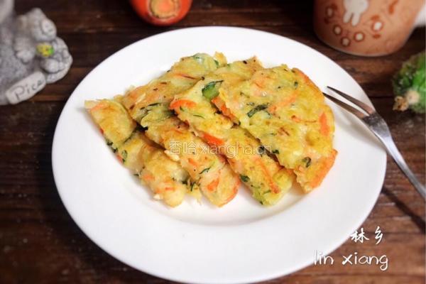 胡萝卜黄瓜鸡肉饼的做法图解9
