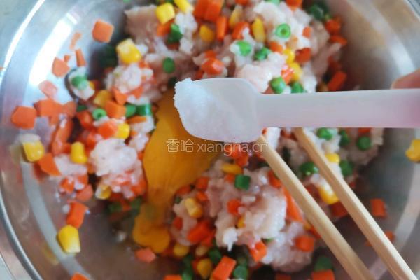 时蔬鸡肉饼（低卡减脂）的做法图解6