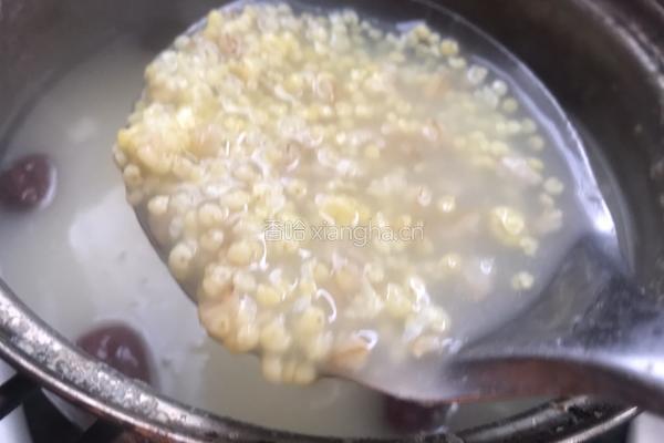 红枣燕麦小米粥的做法图解9