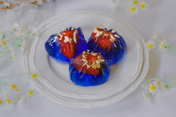 琉璃草莓果冻的做法图解12