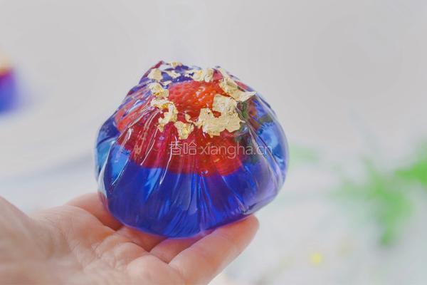 琉璃草莓果冻的做法图解14