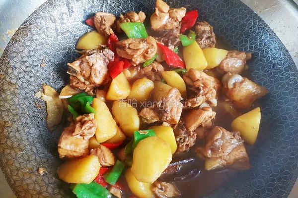 土豆炖鸡腿的做法图解14