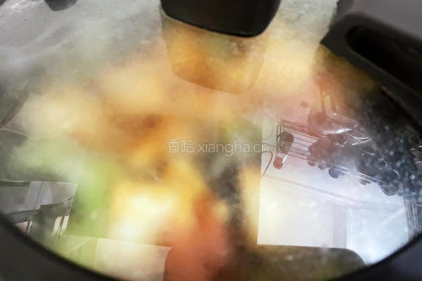 火腿白菜豆腐煲的做法图解16
