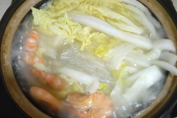 白菜粉丝煲的做法图解5