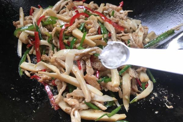 杏鲍菇炒肉丝的做法图解17
