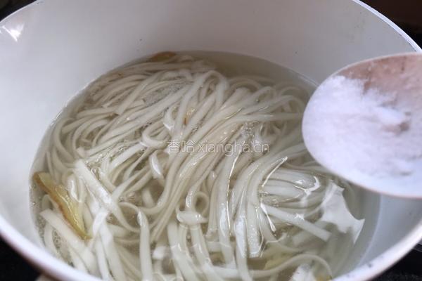青菜肉丝面的做法图解7