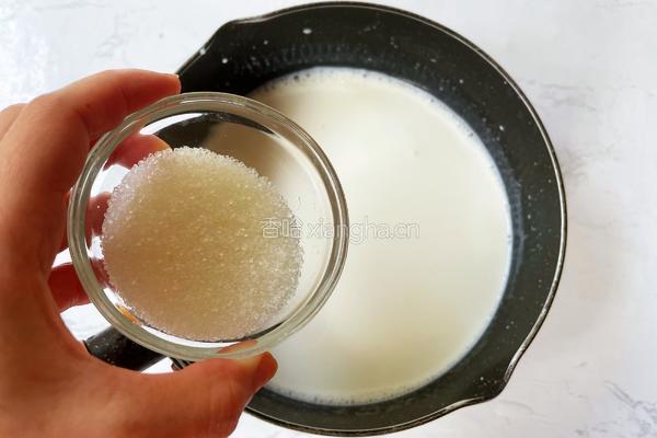 青提双层布丁的做法图解3