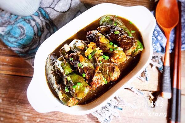 青椒酿肉的做法图解17